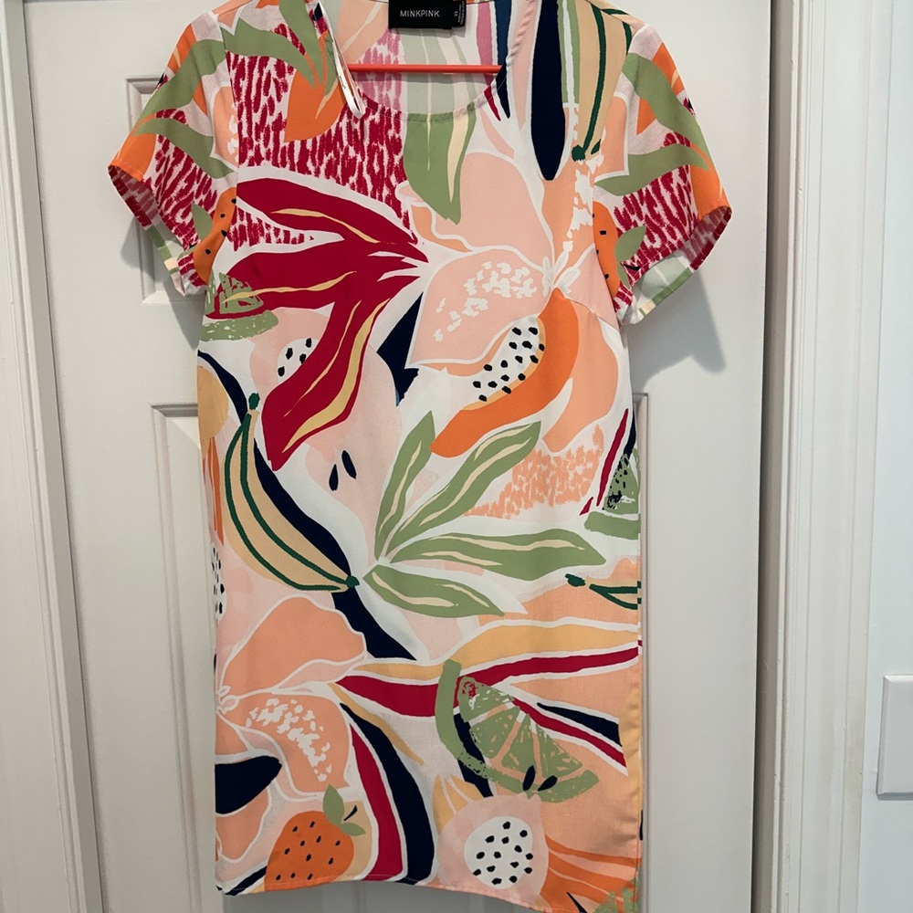 MINKPINK Colorful Floral Mini Dress